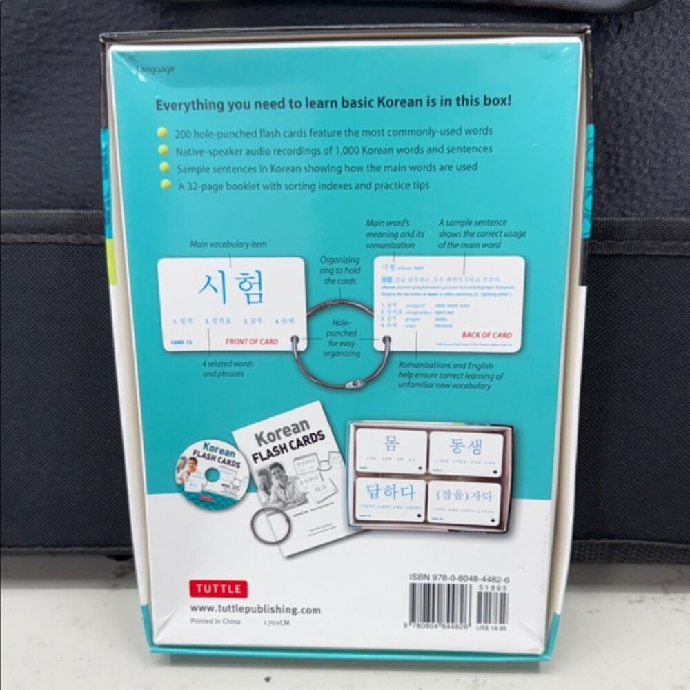 Korean Flash Cards Language Learning Kit - Picture 2 of 2
